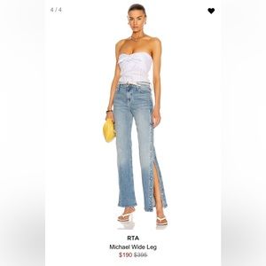 COPY - NEW RtA jeans with buttoned closures that open (size 26)